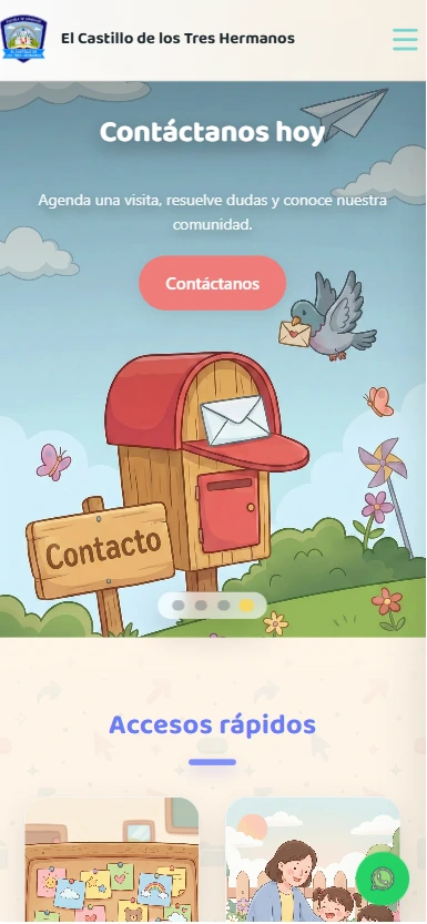 Pantalla de Celular de El castillo de los tres hermanos